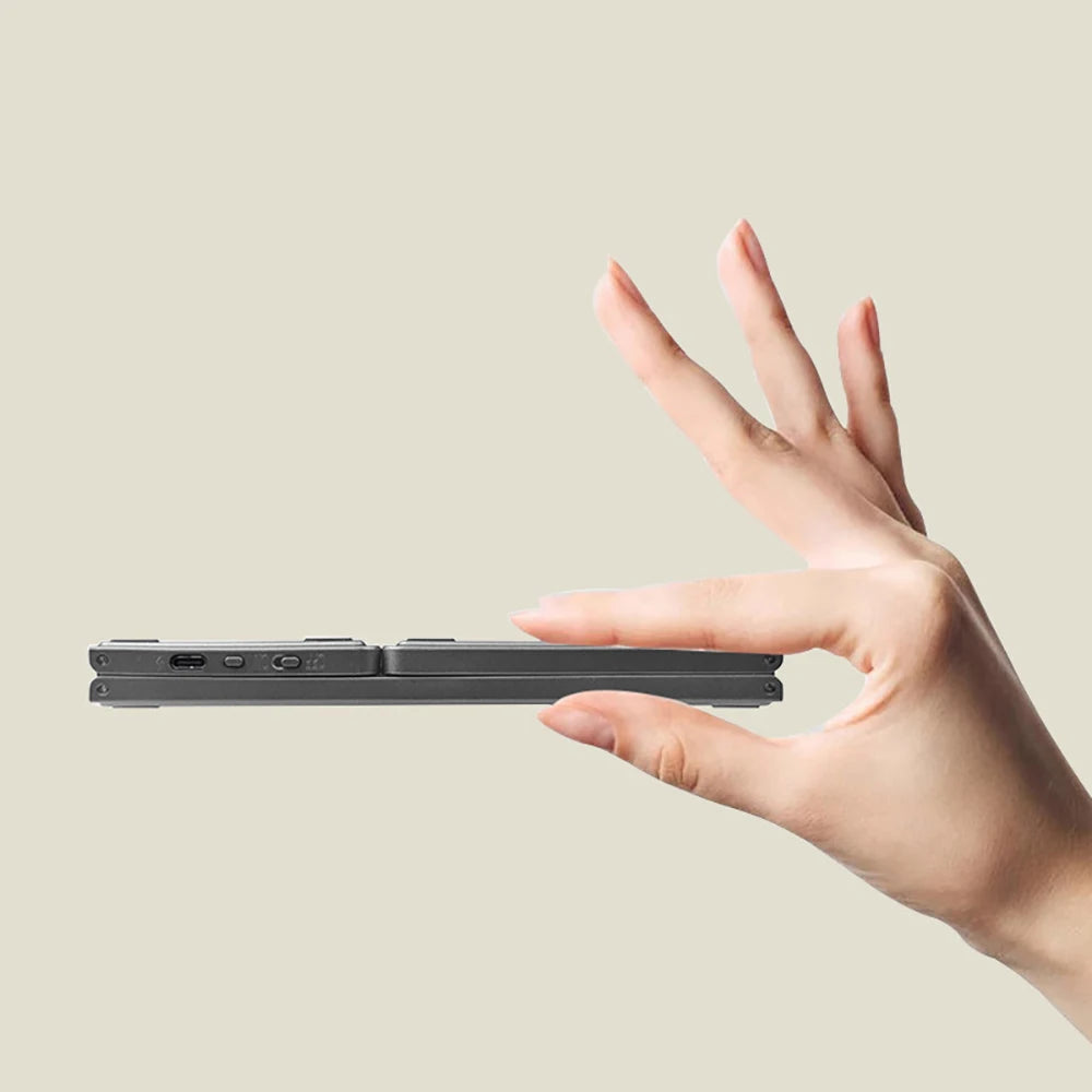 Tri-Folding Keyboard Touchpad Bluetooth Mini for Win Android IOS