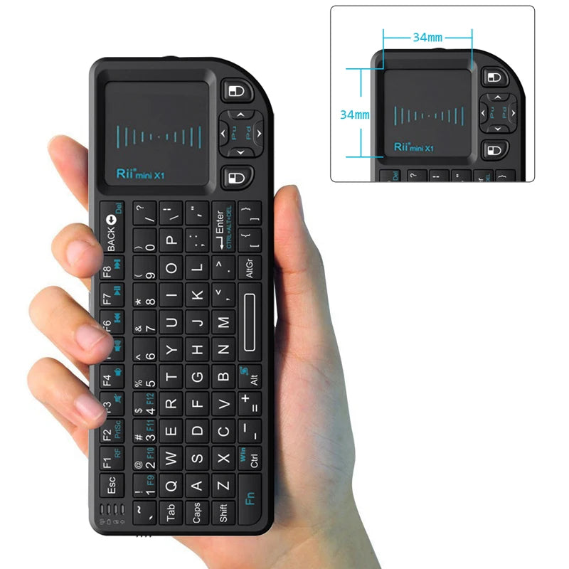 Rii X1 2.4GHz Mini Wireless Keyboard English/ES/FR