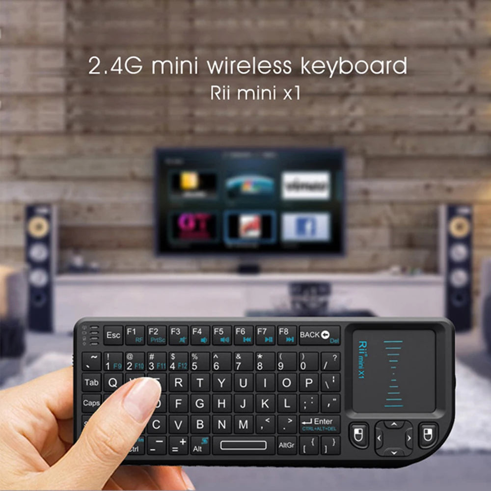 Rii X1 2.4GHz Mini Wireless Keyboard English/ES/FR