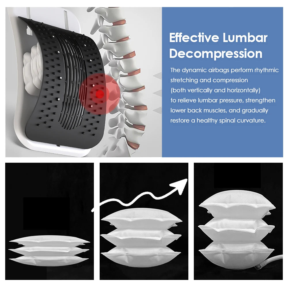 Electric Waist Massager for Lower Back Stretcher