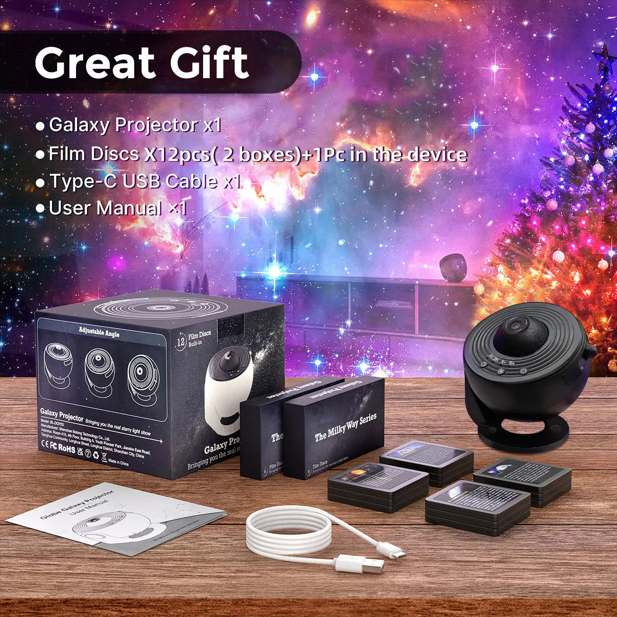 Projector HD  Galaxy Ultral Star