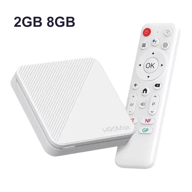 H96 MAX TV Box Android 14 TV Box 4K Wifi6 BT5.0 Google Voice Assistant