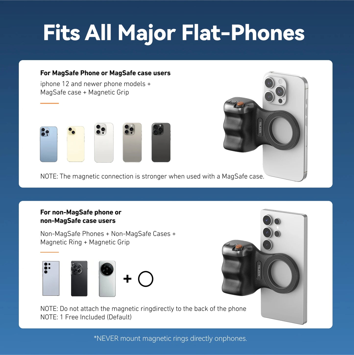 TELESIN  Hand Grip Phone Camerar Shooting