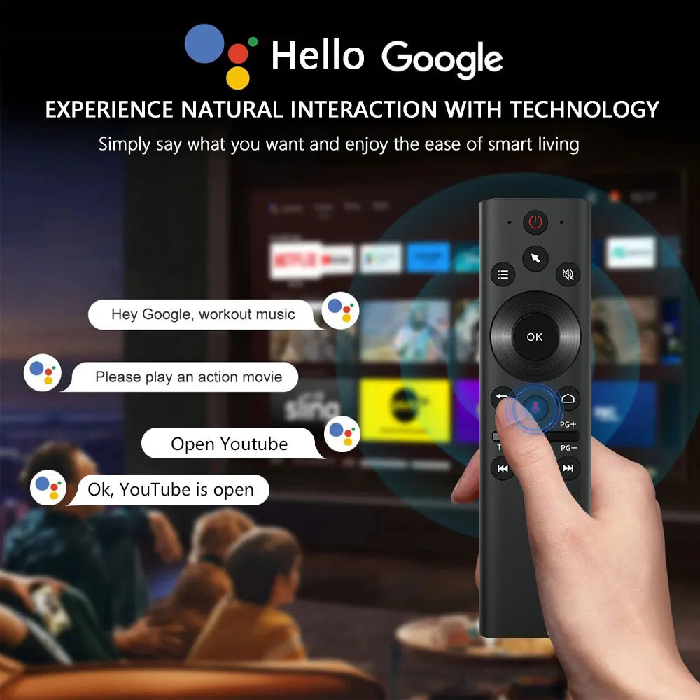 Remote Control 2.4G BT 5.0 For TV Android Box