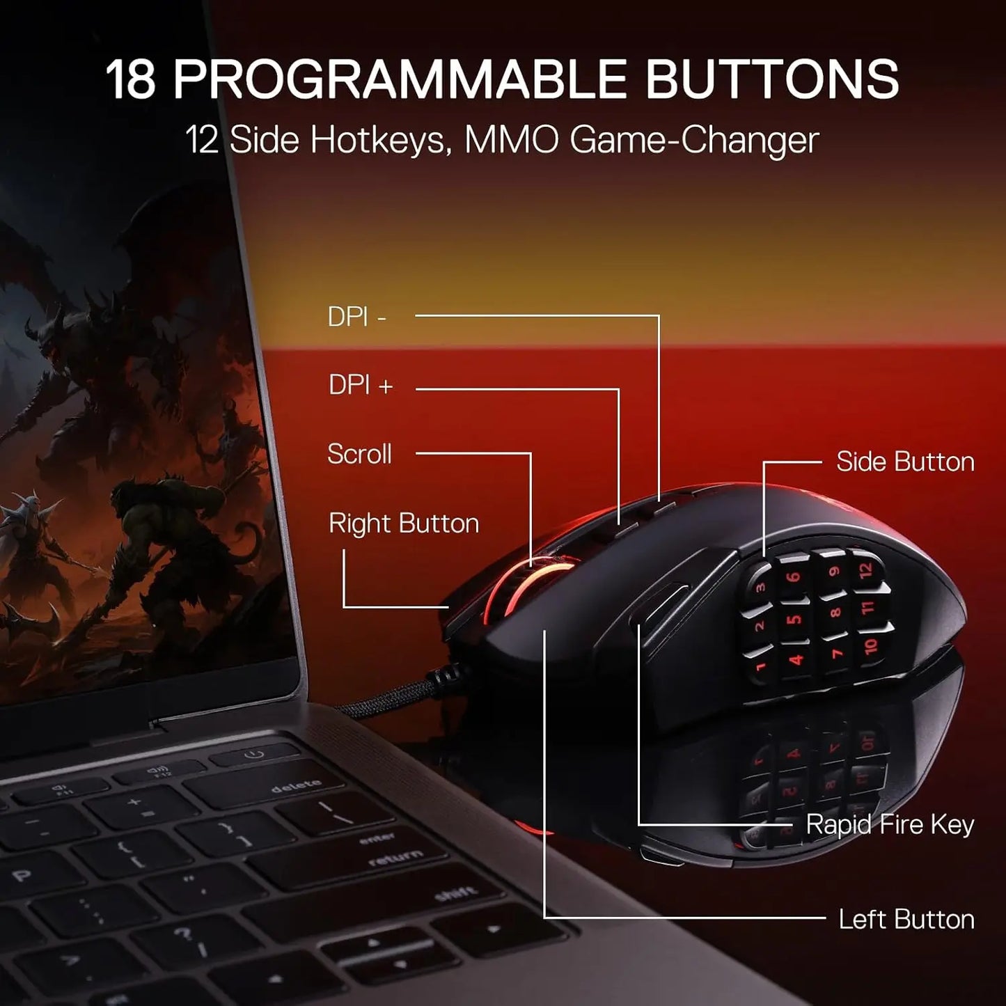 Redragon M921  Wired