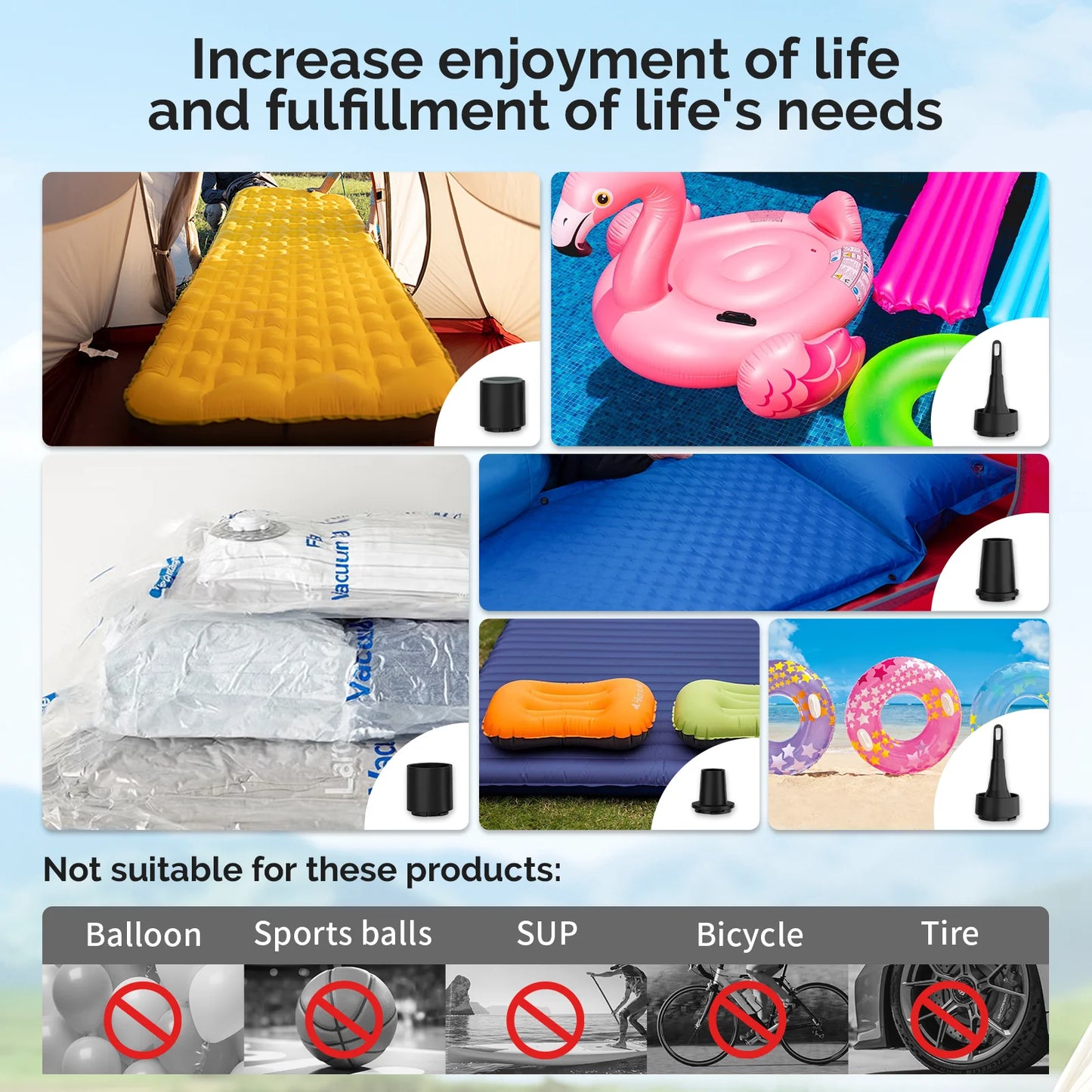 ETENWOLF AIR 3SE Electric Air Pump 1300mAh