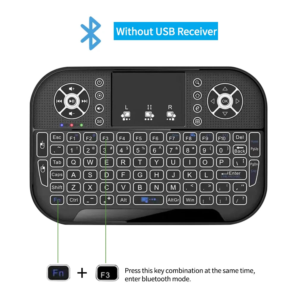 A8 Mini Keyboard  BT 2.4G Dual Handheld  for Win Android TV