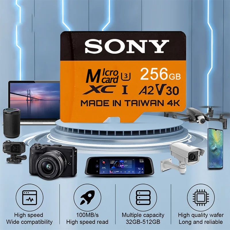 SONY 2TB High-Speed V30 A2 4K