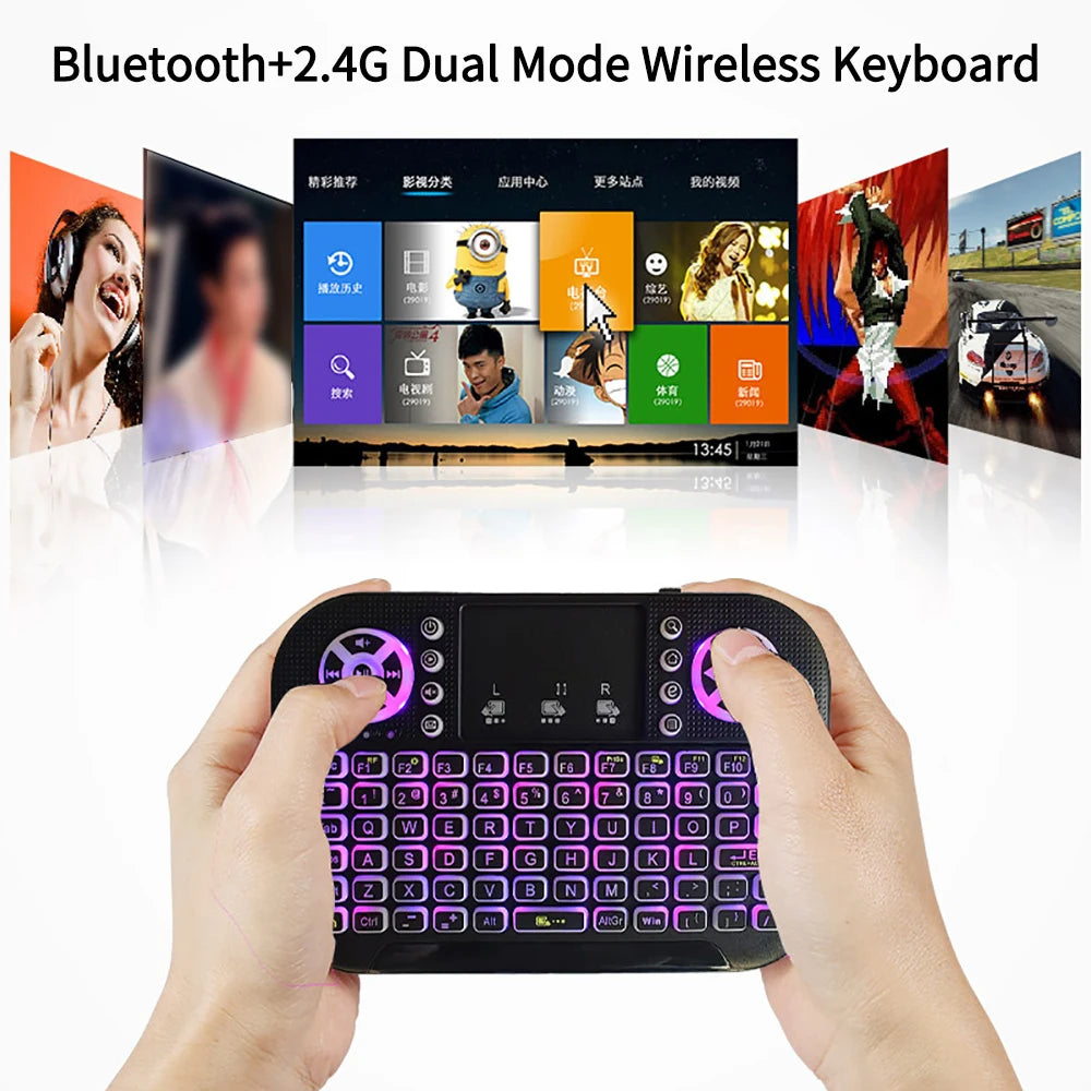 A8 Mini Keyboard  BT 2.4G Dual Handheld  for Win Android TV