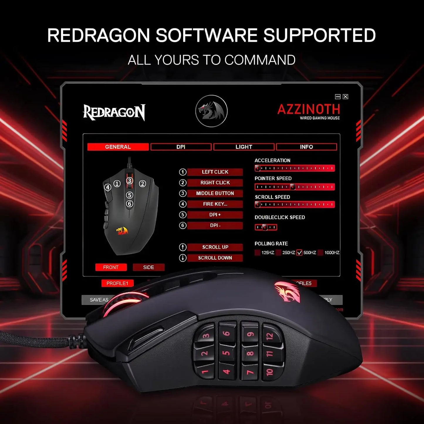 Redragon M921  Wired