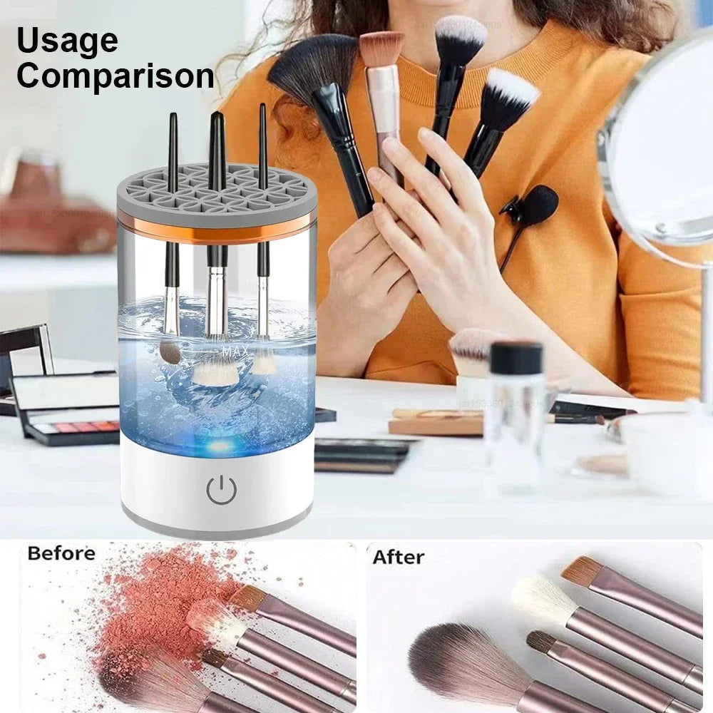 Electric Makeup Brush Cleaner Portable 3 In 1