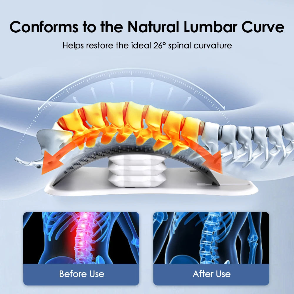 Electric Waist Massager for Lower Back Stretcher