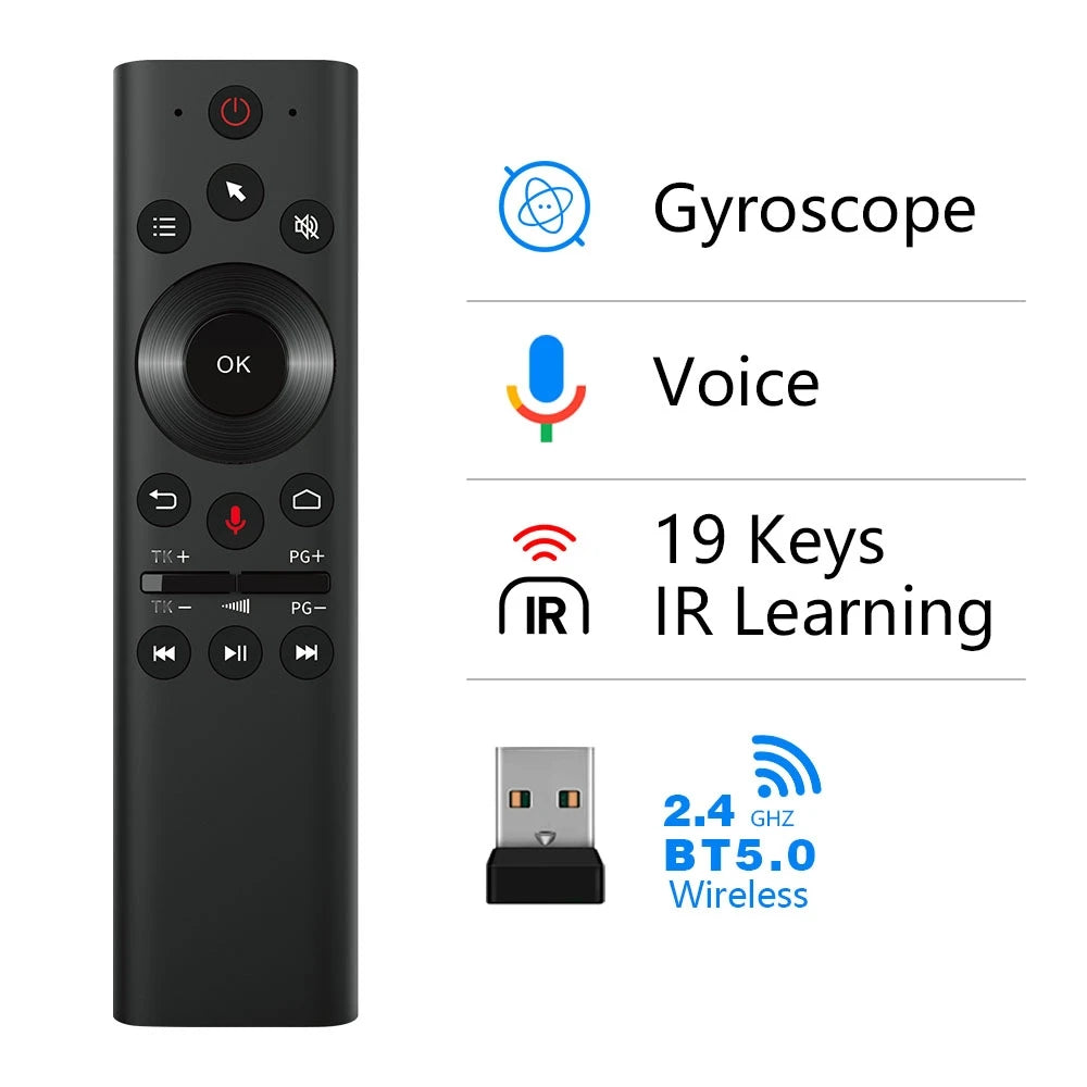 Remote Control 2.4G BT 5.0 For TV Android Box